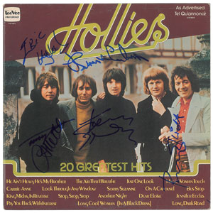 Lot #9432 The Hollies Signed Album