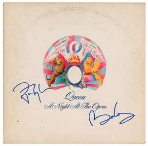 Lot #9471  Queen: May and Taylor Signed Album