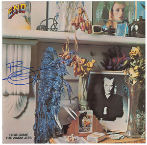 Lot #9418 Brian Eno Signed Album