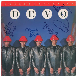 Lot #9410  Devo Signed Album - Image 1