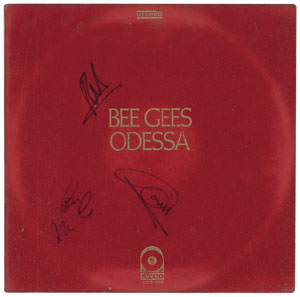 Lot #9315 The Bee Gees Signed Album
