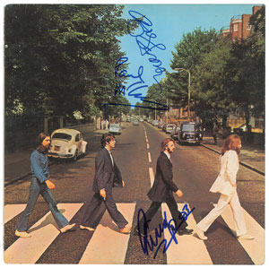 Lot #9311  Beatles: Harrison, McCartney, and Starr Signed Album