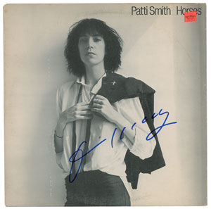 Lot #9479 Patti Smith Signed Album - Image 1