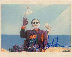 Lot #9458 Jack Nicholson Signed Photograph
