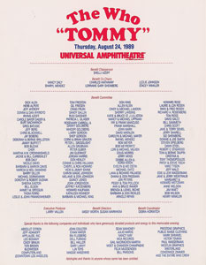 Lot #9032 The Who and Elton John 'Tommy' Program - Image 6