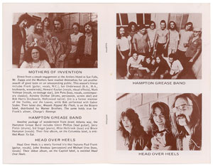 Lot #9063 John Lennon and Frank Zappa Jam Session Fillmore East Program - Image 3