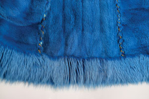 Lot #9304  Lady Gaga's Screen-Worn Blue Fur Coat from American Horror Story - Image 11