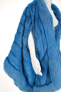 Lot #9304  Lady Gaga's Screen-Worn Blue Fur Coat from American Horror Story - Image 13