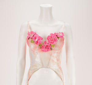 Lot #9270 Miley Cyrus's Screen-Worn Flower Corset from The Voice