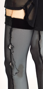 Lot #9268  Cher's Personally-Worn Black Fishnet Dress Bodysuit - Image 5