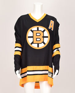 Lot #9280 Katy Perry's Stage-Worn California Dreams Tour Boston Bruins Jersey