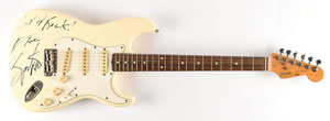 Lot #9213 Bruce Springsteen Signed Guitar