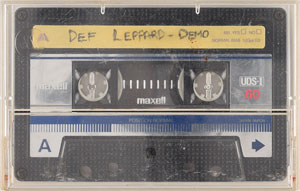 Lot #9251  Def Leppard Demo Cassette Tape - Image 1