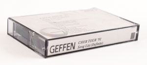 Lot #9258  Cher Setlist Tape for 1991 Tour - Image 1