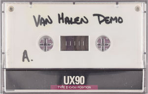 Lot #9250  Van Halen Demo Cassette Tape - Image 1