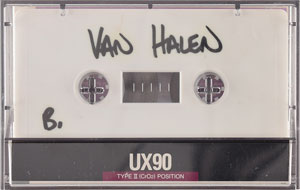 Lot #9250  Van Halen Demo Cassette Tape - Image 2