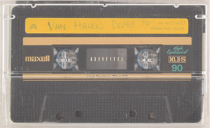 Lot #9248  Van Halen 1976 Demo Cassette Tape