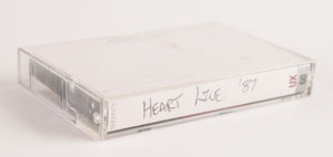 Lot #9238  Heart Live 1987 Sound Board Cassette Tape - Image 1