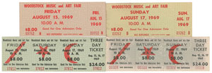 Lot #9045  Woodstock Tickets