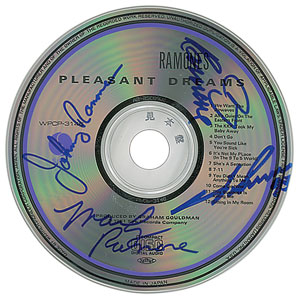 Lot #9178  Ramones Signed CD