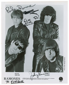 Lot #9184  Ramones Signed Photograph