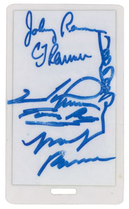 Lot #9187  Ramones Signed Tower Records Pass - Image 2