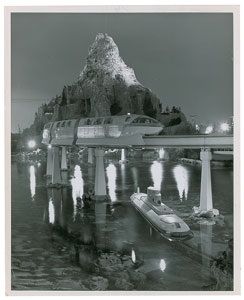 Lot #357  Disneyland Monorail Original Vintage Photograph - Image 1