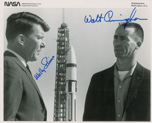 Lot #8357 Wally Schirra and Walt Cunningham - Image 1