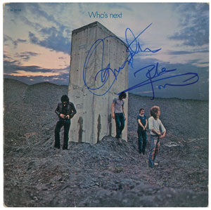 Lot #752 The Who: Daltrey and Townshend