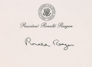 Lot #97 Ronald Reagan - Image 1