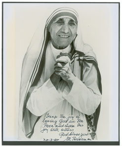 Lot #134  Mother Teresa - Image 1