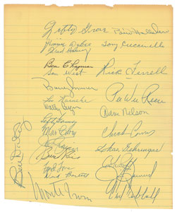 Lot #770  Baseball Stars and Hall of Famers - Image 1