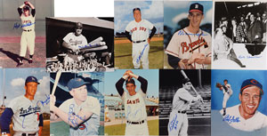 Lot #771  Baseball Stars and Hall of Famers - Image 1