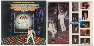 Lot #726 The Bee Gees and John Travolta