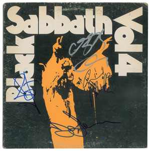 Lot #727  Black Sabbath