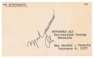 Lot #762 Muhammad Ali - Image 1