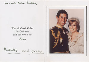 Lot #147  Princess Diana and Prince Charles