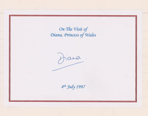 Lot #145  Princess Diana