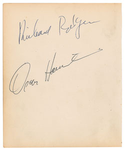 Lot #578  Rodgers and Hammerstein - Image 1