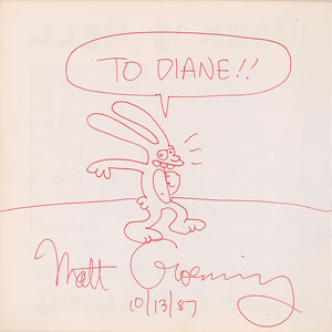 Lot #346 Matt Groening - Image 3
