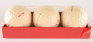 Lot #33 Dwight D. Eisenhower's Personally-Owned 'Gen. Ike' Golf Balls (3) - Image 1