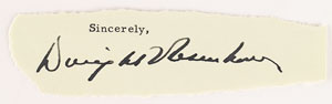 Lot #66 Dwight D. Eisenhower's Personally-Owned 'Mr. President' Golf Ball and Signature - Image 4