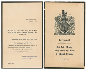 Lot #200  King George VI - Image 1