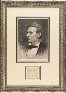 Lot #13 Abraham Lincoln