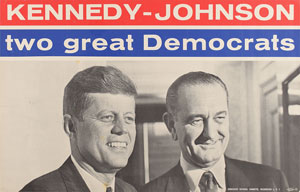 Lot #87 John F. Kennedy and Lyndon B. Johnson - Image 1