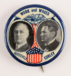 Lot #106 Franklin D. Roosevelt and James Curley - Image 1