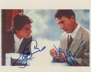 Lot #599 Tom Cruise and Dustin Hoffman