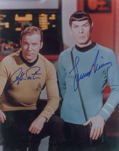Lot #693  Star Trek: Shatner and Nimoy