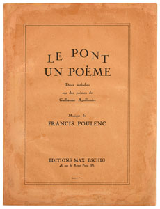 Lot #450 Francis Poulenc - Image 2