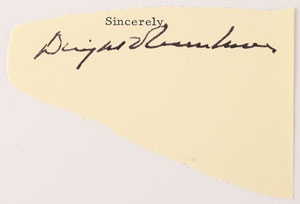 Lot #56 Dwight D. Eisenhower 'Operation Monsoon' Cigarette Box and Signature - Image 7